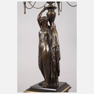 Paar große klassizistische Girandolen