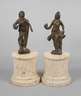 Paar antikisierende Kleinbronzen