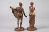 Zwei antikisierende Kleinbronzen