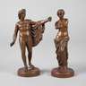 Zwei antikisierende Kleinbronzen