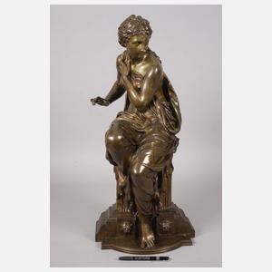 Henry Etienne Dumaige, "Suzanne surprise au bain"