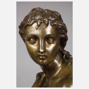 Henry Etienne Dumaige, "Suzanne surprise au bain"