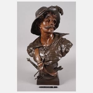 Emile Picault, Büste des Malers "Salvator Rosa"