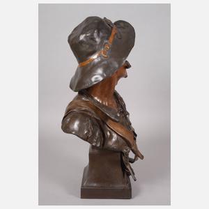 Emile Picault, Büste des Malers "Salvator Rosa"