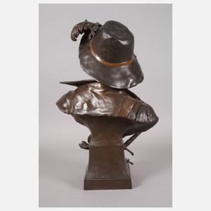 Emile Picault, Büste des Malers "Salvator Rosa"