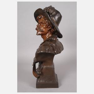 Emile Picault, Büste des Malers "Salvator Rosa"