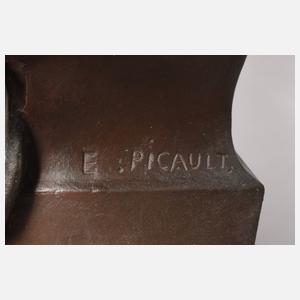 Emile Picault, Büste des Malers "Salvator Rosa"