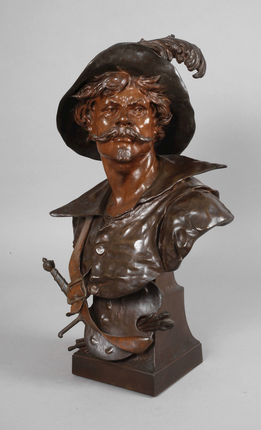 Emile Picault, Büste des Malers "Salvator Rosa"