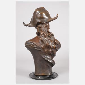 Franz Iffland, Büste Dame mit Dreispitz