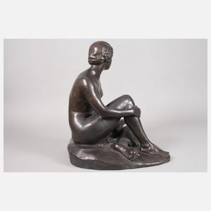 Rudolf Kaesbach, großer sitzender Damenakt