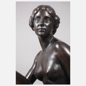 Rudolf Kaesbach, großer sitzender Damenakt