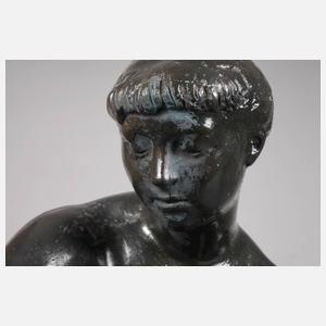 Weiblicher Akt nach dem Bade