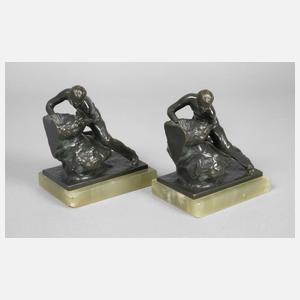 Bruno Zach, Paar Buchstützen