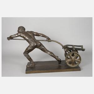 Christian August Hagen, Arbeiter mit Karren