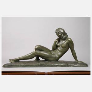 Ugo Cipriani, großer Damenakt "Nu féminin"