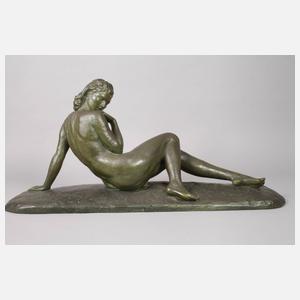 Ugo Cipriani, großer Damenakt "Nu féminin"