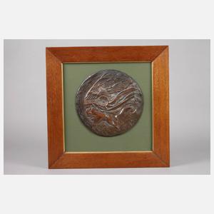 Zwei Indianerportraits Bronze