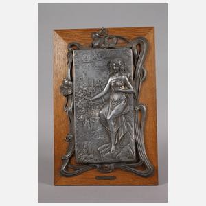 Paar allegorische Wandreliefs