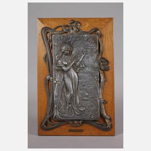 Paar allegorische Wandreliefs