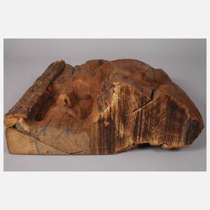 Halbplastisches Holzrelief mit Soldaten