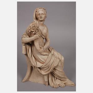 Paar feine Terrakottafiguren