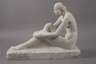J. Urban, sitzender Damenakt Marmor