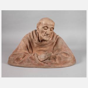 Gaston Hauchecorne Büste eines Mönchs