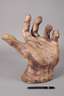 Tonin, große Terrakotta-Skulptur geöffnete Hand