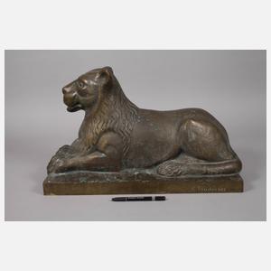 Konrad Taucher, Paar liegende Löwen