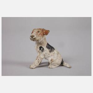 Drei Wiener Bronze Miniaturen als Hunde