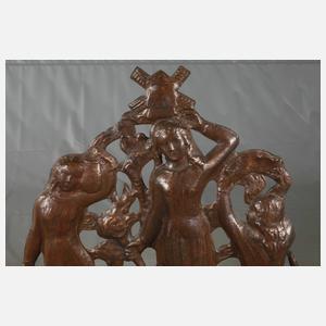 Karl Dörrfuß, allegorisches Kupferrelief