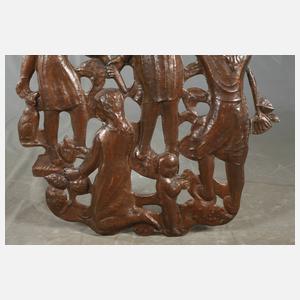 Karl Dörrfuß, allegorisches Kupferrelief