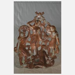 Karl Dörrfuß, allegorisches Kupferrelief