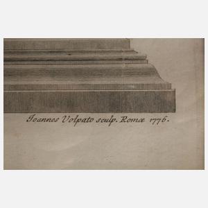 Giovanni Volpato, Pilasterdekoration im Vatikan