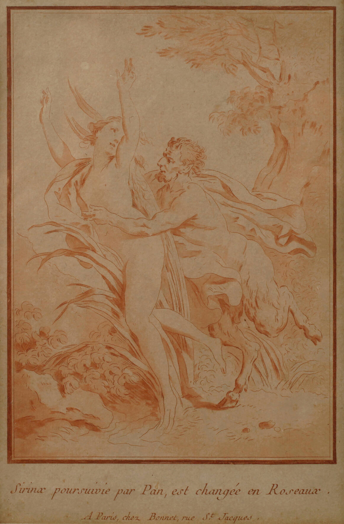 Satyr und Nymphe