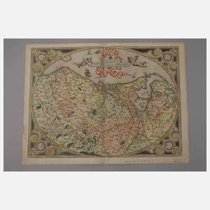 Abraham Ortelius, Prachtvolle Kupferstichkarte