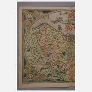 Abraham Ortelius, Prachtvolle Kupferstichkarte