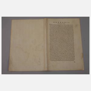 Abraham Ortelius, Prachtvolle Kupferstichkarte