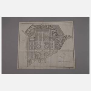 Plan des Schlossgartens zu Schwetzingen