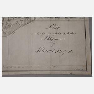 Plan des Schlossgartens zu Schwetzingen