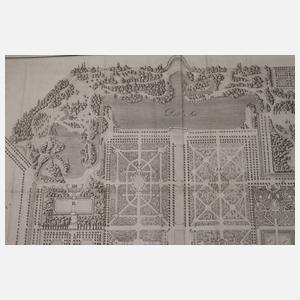 Plan des Schlossgartens zu Schwetzingen