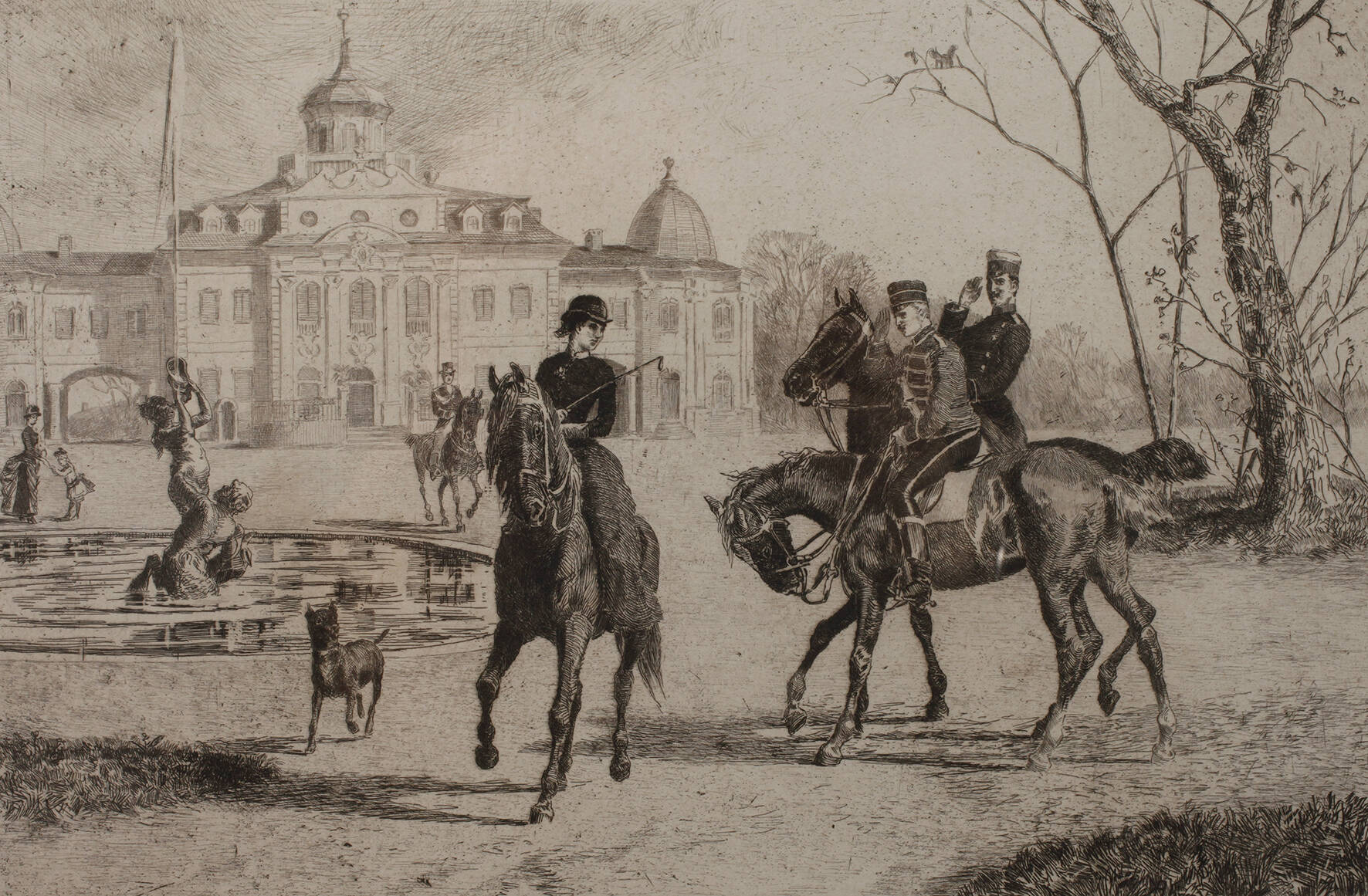 Konrad Ahrendts, Schloss Belvedere