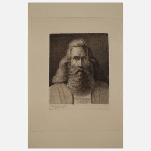 Prof. Ludwig Emil Grimm, Paar Graphiken