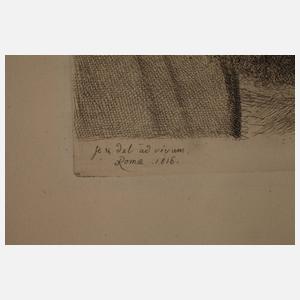 Prof. Ludwig Emil Grimm, Paar Graphiken