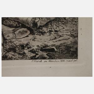 Philipp Heinel, Zwei Radierungen