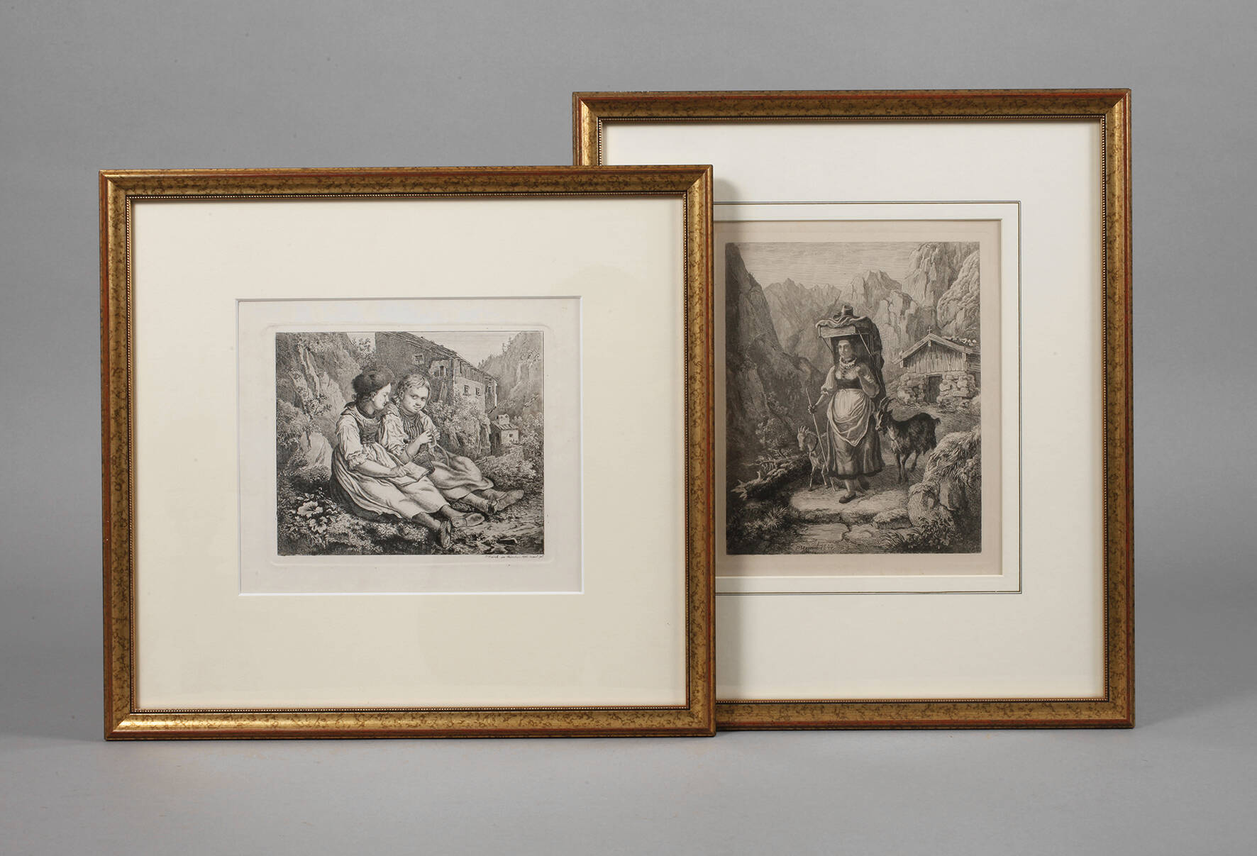 Philipp Heinel, Zwei Radierungen