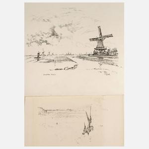 Joseph Pennell, Zwei Lithographien