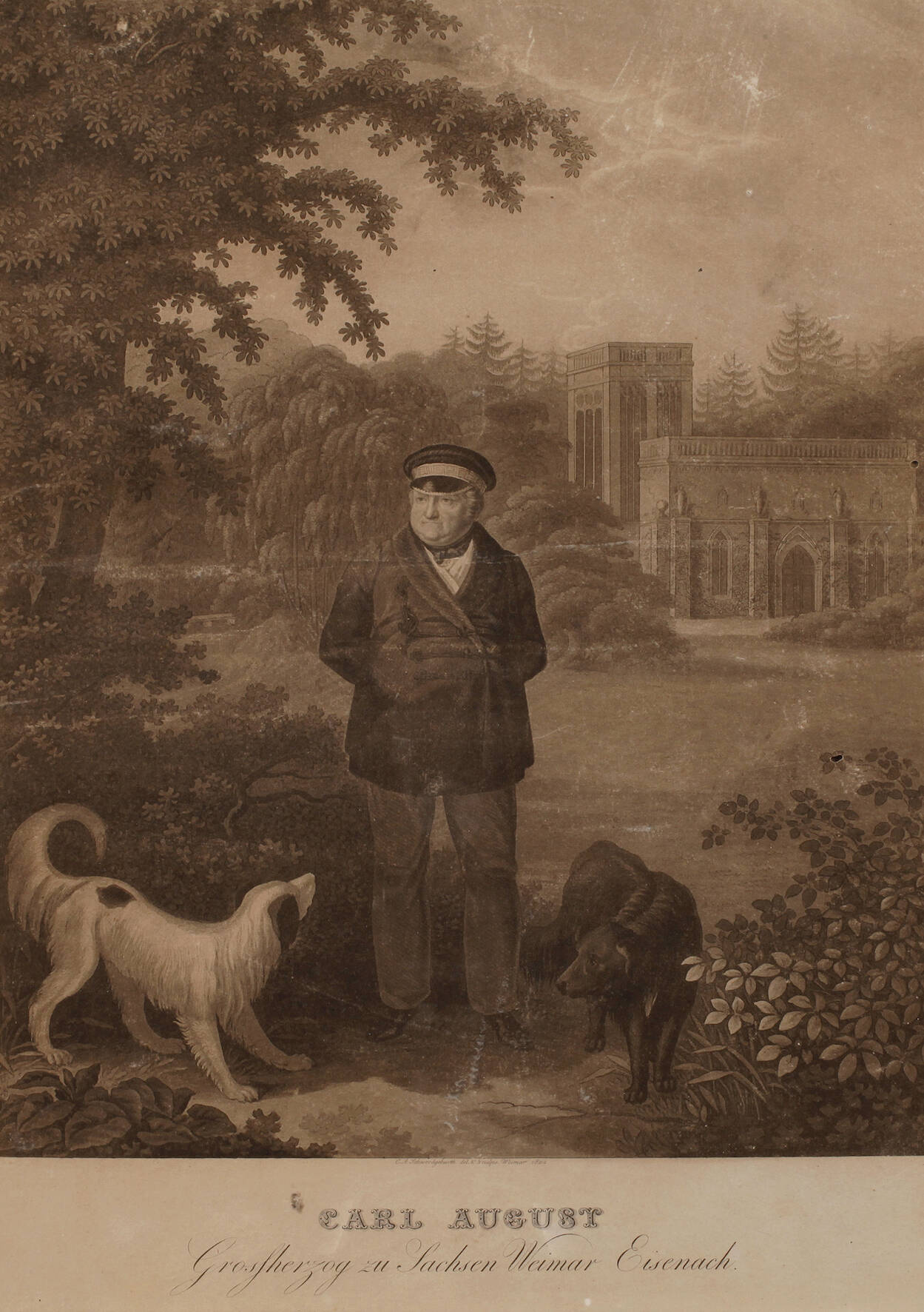 Carl August Schwerdgeburth, Großherzog Carl August