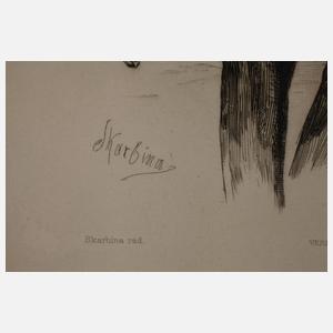 Franz Skarbina, Herr mit Zylinder