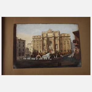 Seltenes Ansichtenalbum Rom